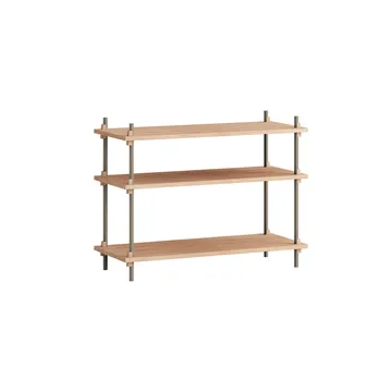 Półka Shelving System Classic - Dąb-warm grey, 86x65x35 cm, S.65.1.A - MOEBE