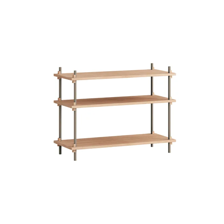 Półka Shelving System Classic - Dąb-warm grey, 86x65x35 cm, S.65.1.A - MOEBE