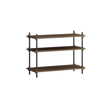 Półka Shelving System Classic - Dąb wędzony-black, 86x65x35 cm, S.65.1.A - MOEBE