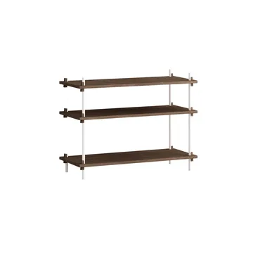 Półka Shelving System Classic - Dąb wędzony-white, 86×65×35 cm, S.65.1.A - MOEBE