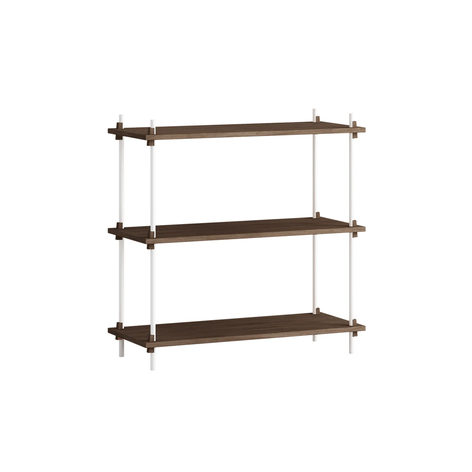 Półka Shelving System Classic, Dąb wędzony-white, 86×85×35 cm, S.85.1.A MOEBE