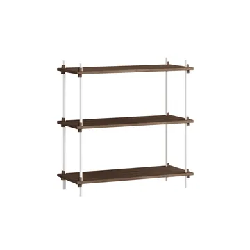 Półka Shelving System Classic - Dąb wędzony-white, 86×85×35 cm, S.85.1.A - MOEBE