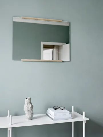 Prostokątne lustro ścienne 50x70 cm - Ash - MOEBE
