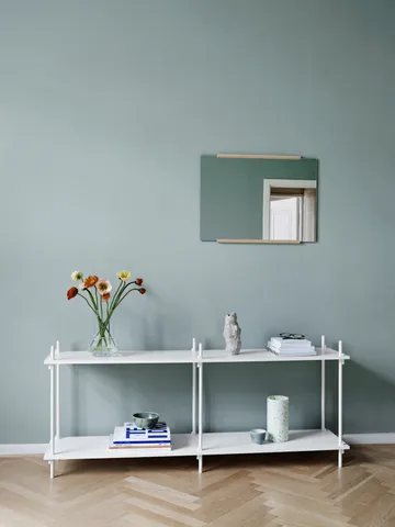 Prostokątne lustro ścienne 50x70 cm - Ash - MOEBE