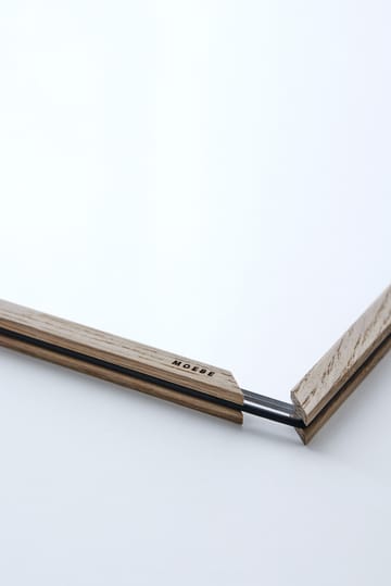 Ramka dębowa Moebe 40x50 cm - Transparent, Wood, Black - MOEBE