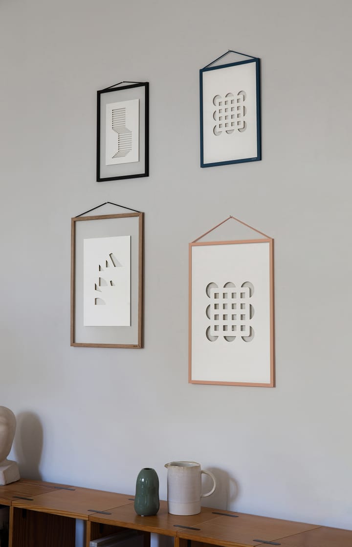 Relief circles & squares 21x29,7 cm, Off White MOEBE