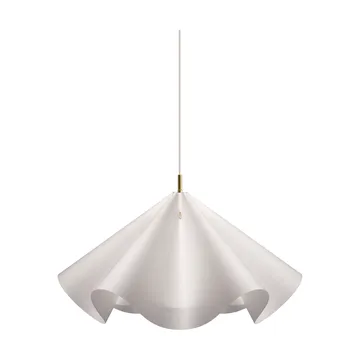Sinuate lampa wisząca - Biało-mosiężny, duży Ø75x40 cm - MOEBE
