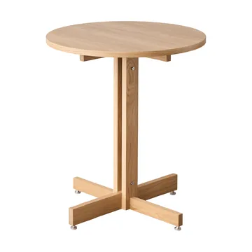 Stolik kawiarniany KUMU - Dąb olejowany, Ø65 cm - MOEBE