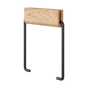 Uchwyt na papier toaletowy Moebe - Dąb-czarny - MOEBE