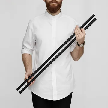 Zestaw półek Moebe 85 cm 2-pak - Black - MOEBE