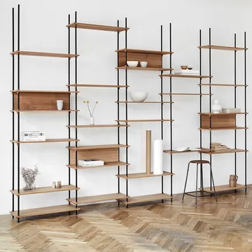 Zestaw półek Moebe 85 cm - Dąb - MOEBE