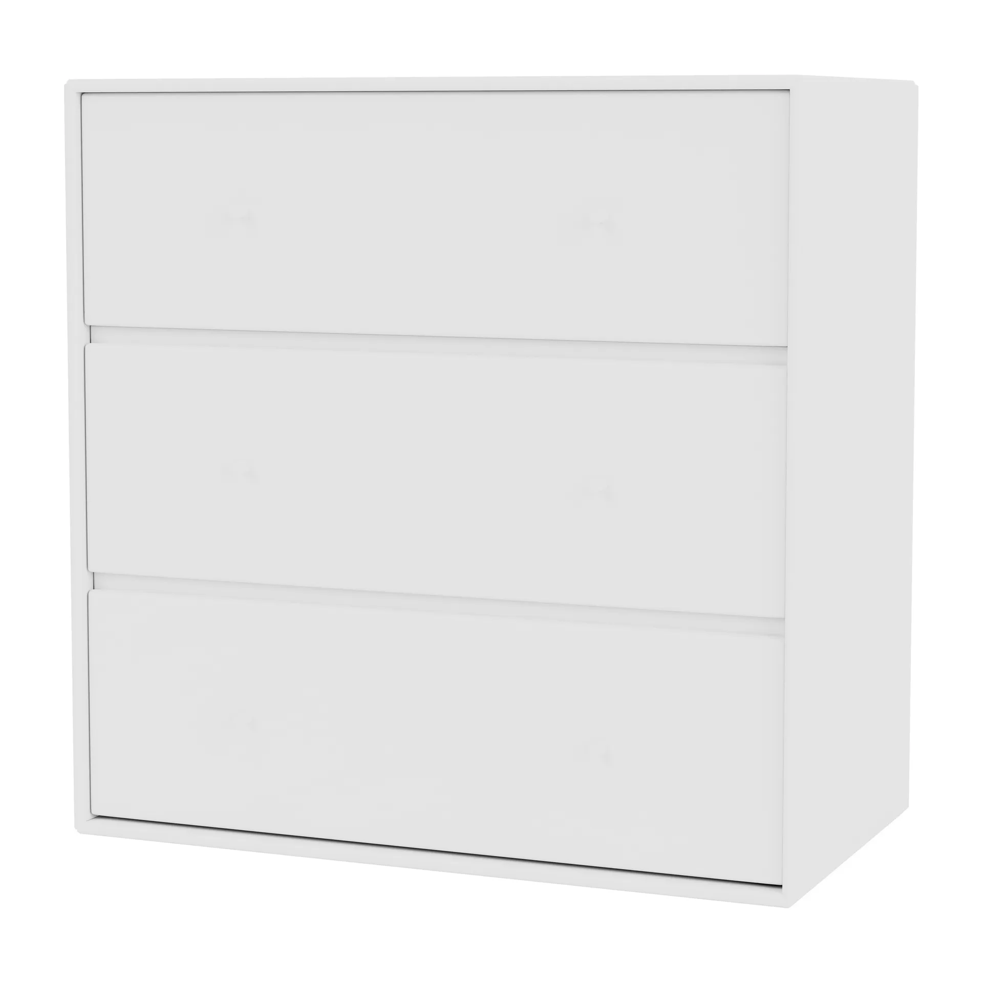 Komoda z 3 szufladami CARRY, New white Montana