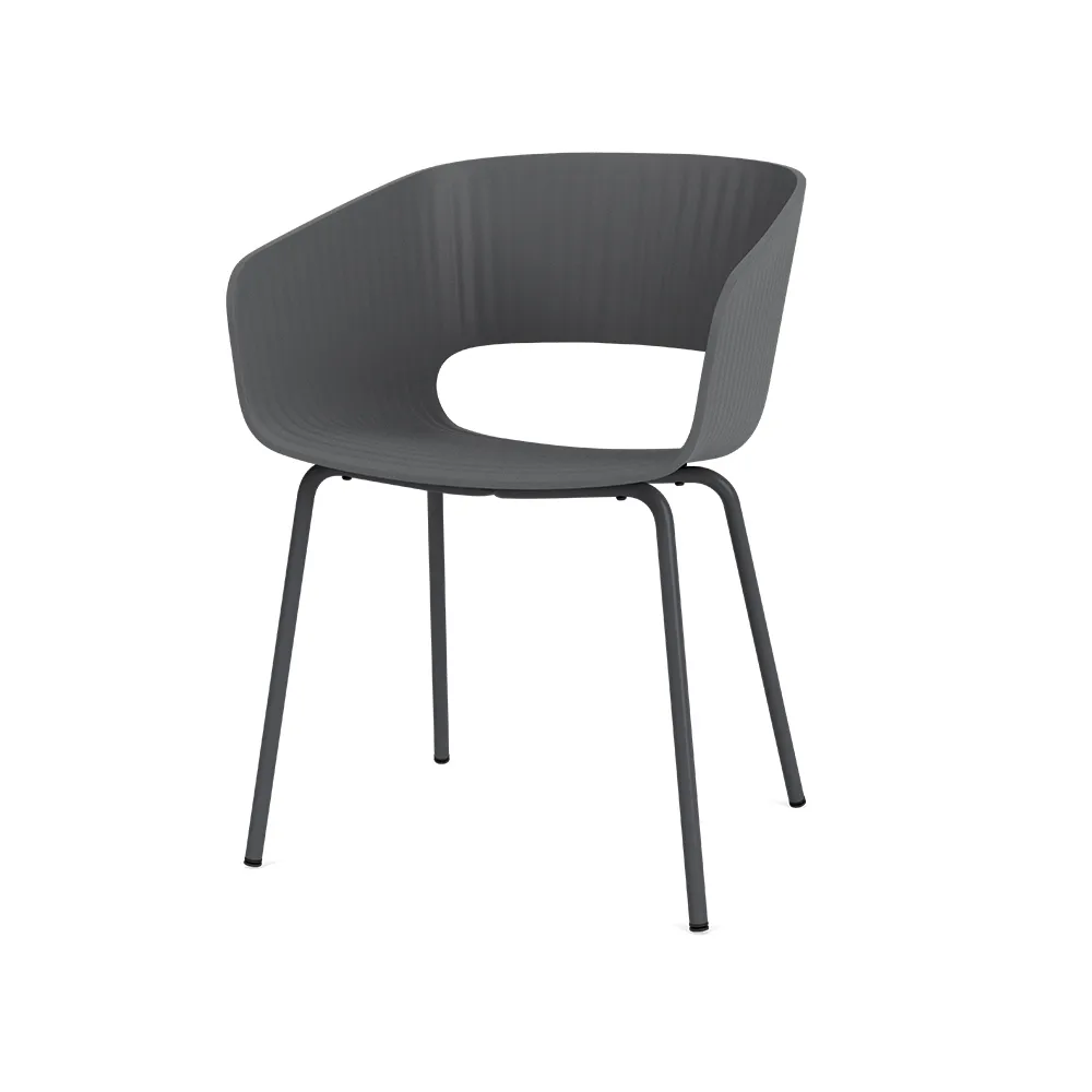Krzesło Marée 401, anthracite nogi metal lakierowany Montana