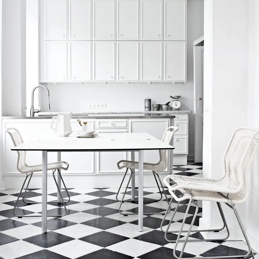 Krzesło Panton One, duke, silk grey lack Montana