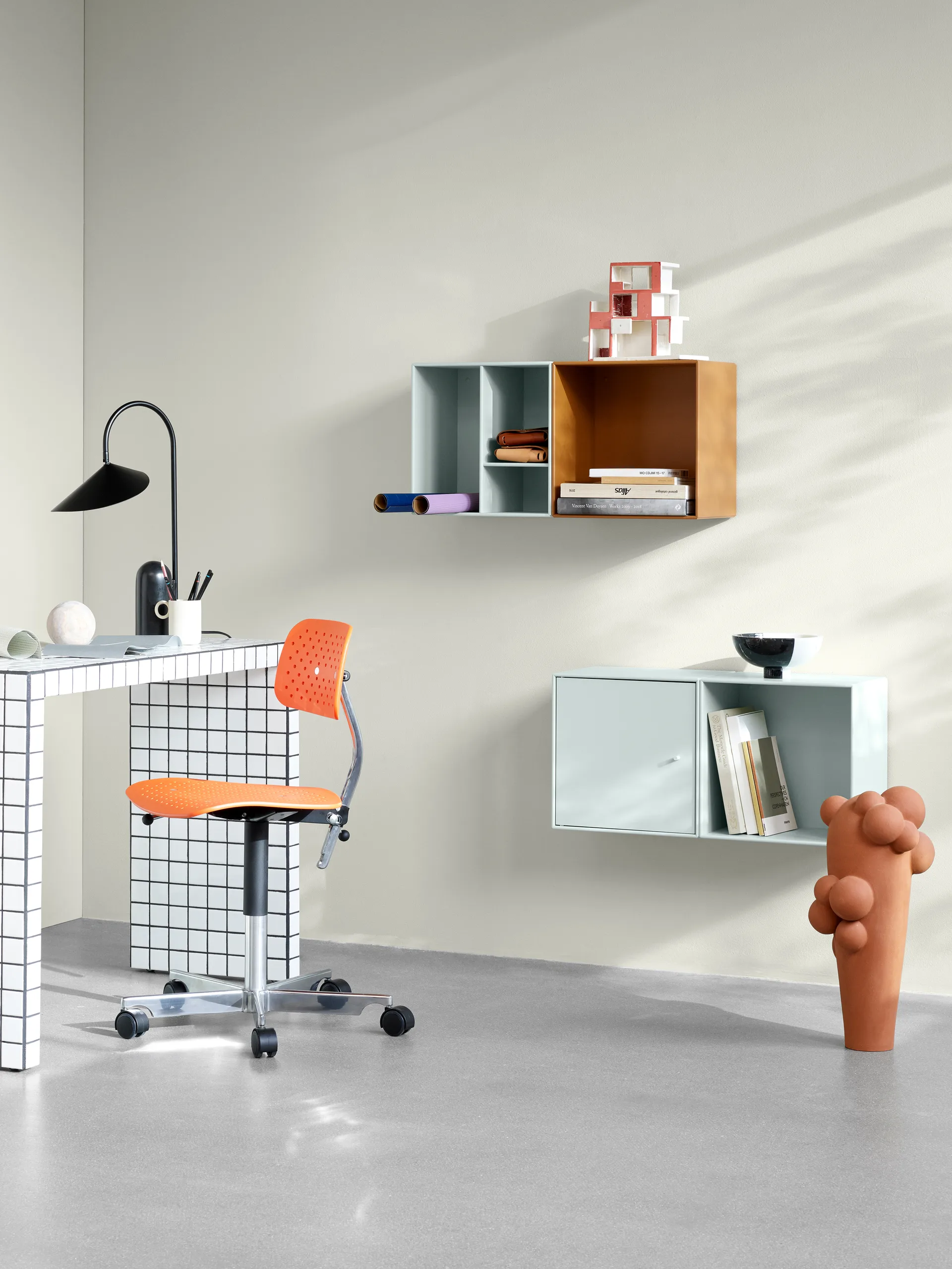 Moduł regałowy Montana Mini 1002 35x35 cm, Mist Montana