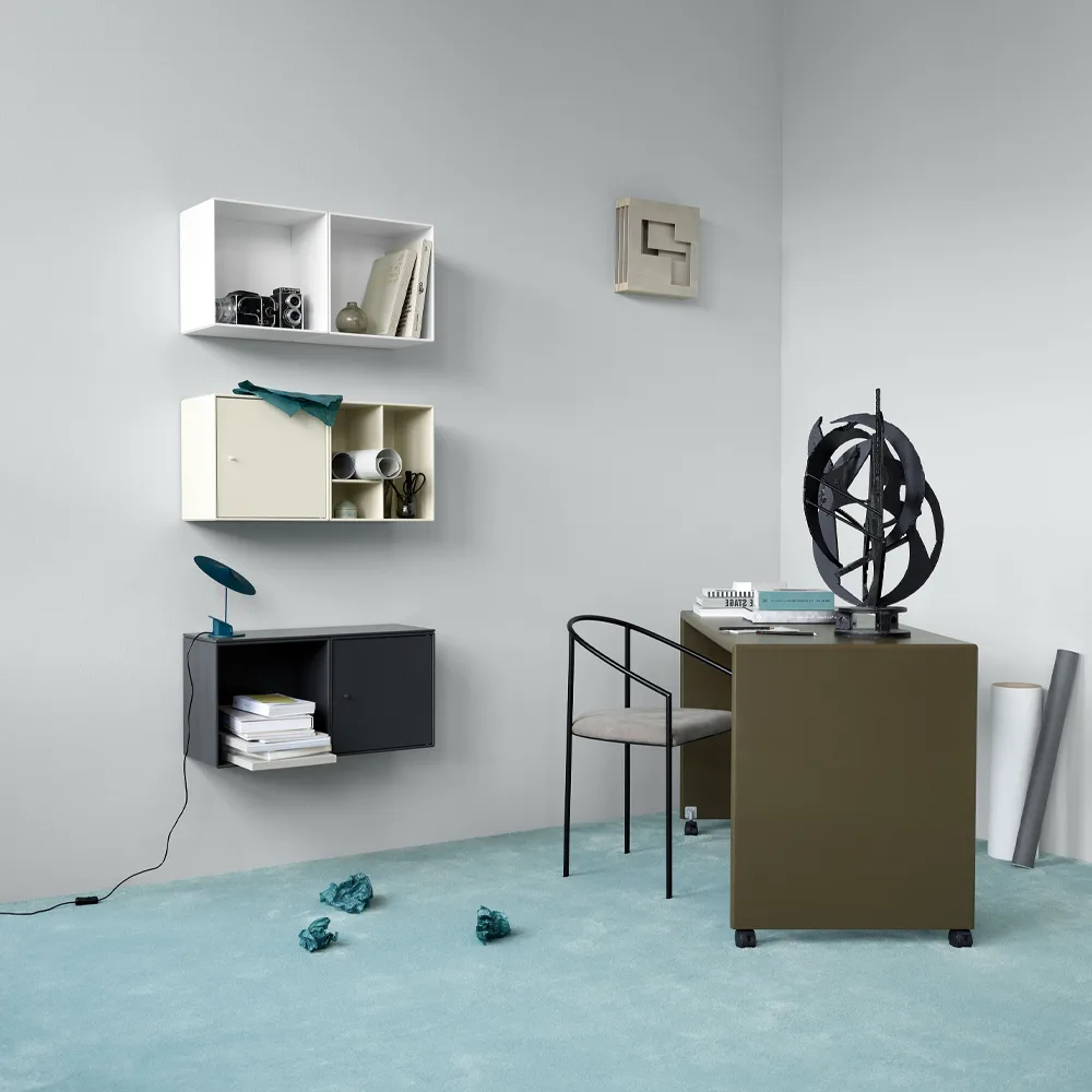 Moduł regałowy Montana Mini 1103, anthracite 04, z drzwiami Montana