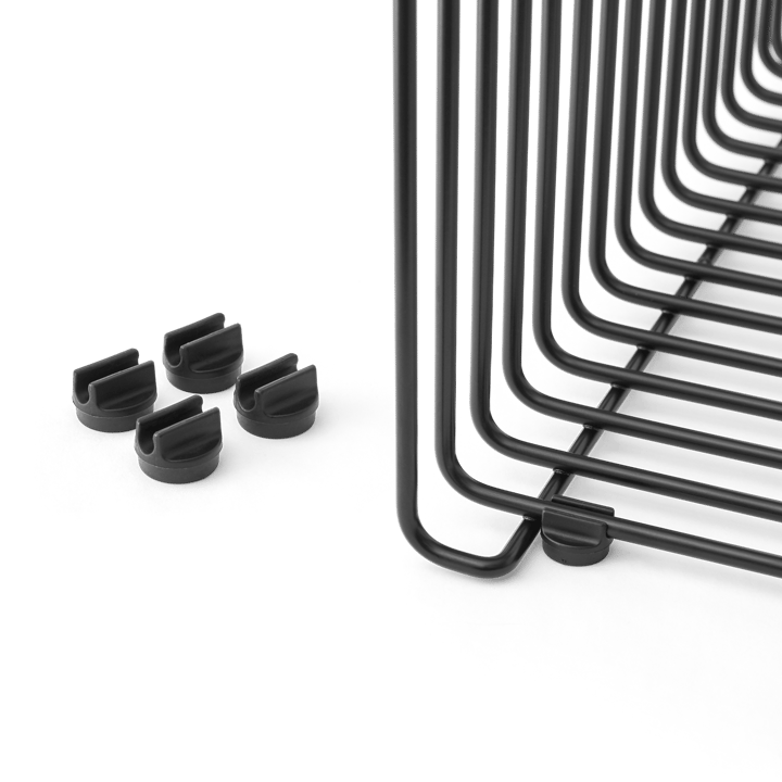 Panton Wire feet nóżki dystansowe, zestaw 4 szt., Black Montana