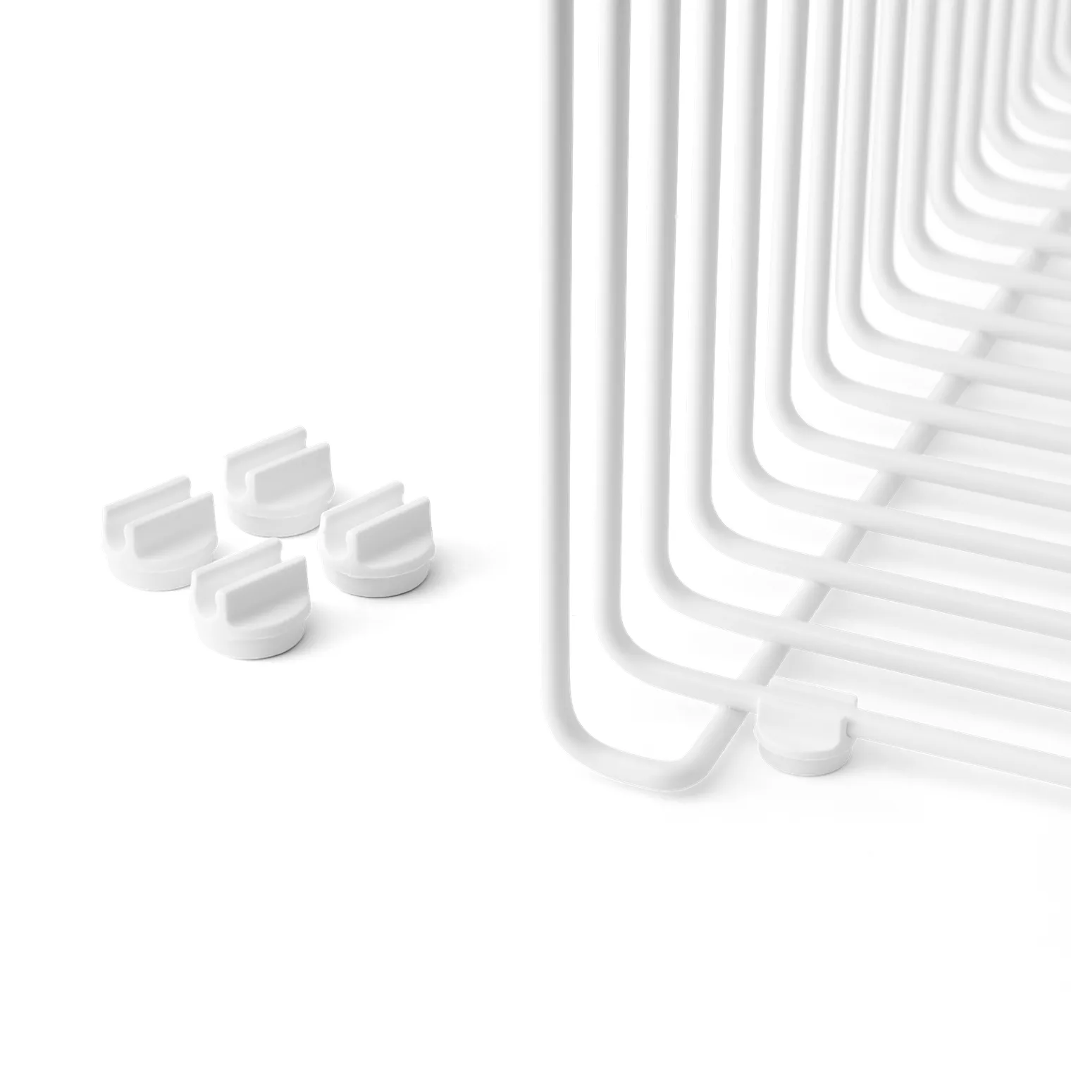 Panton Wire feet nóżki dystansowe, zestaw 4 szt., Snow Montana