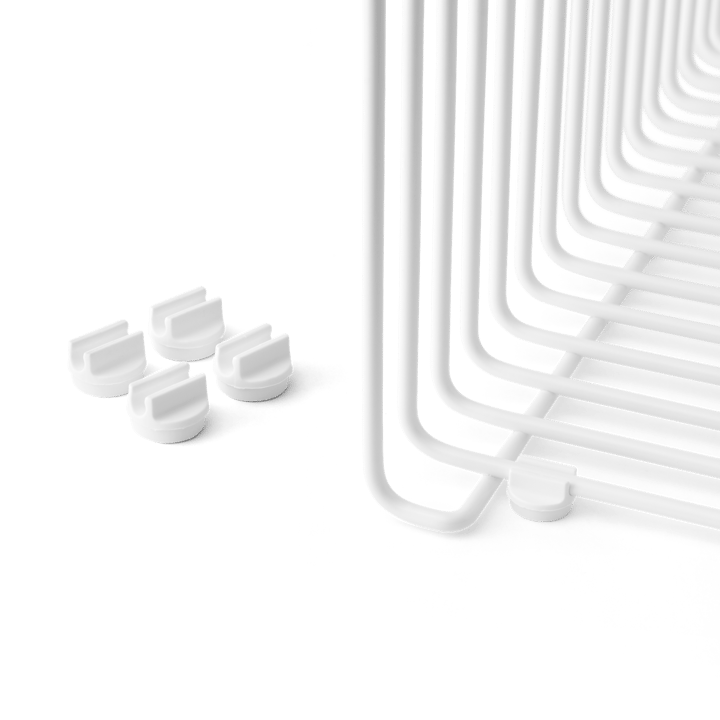 Panton Wire feet nóżki dystansowe, zestaw 4 szt., Snow Montana