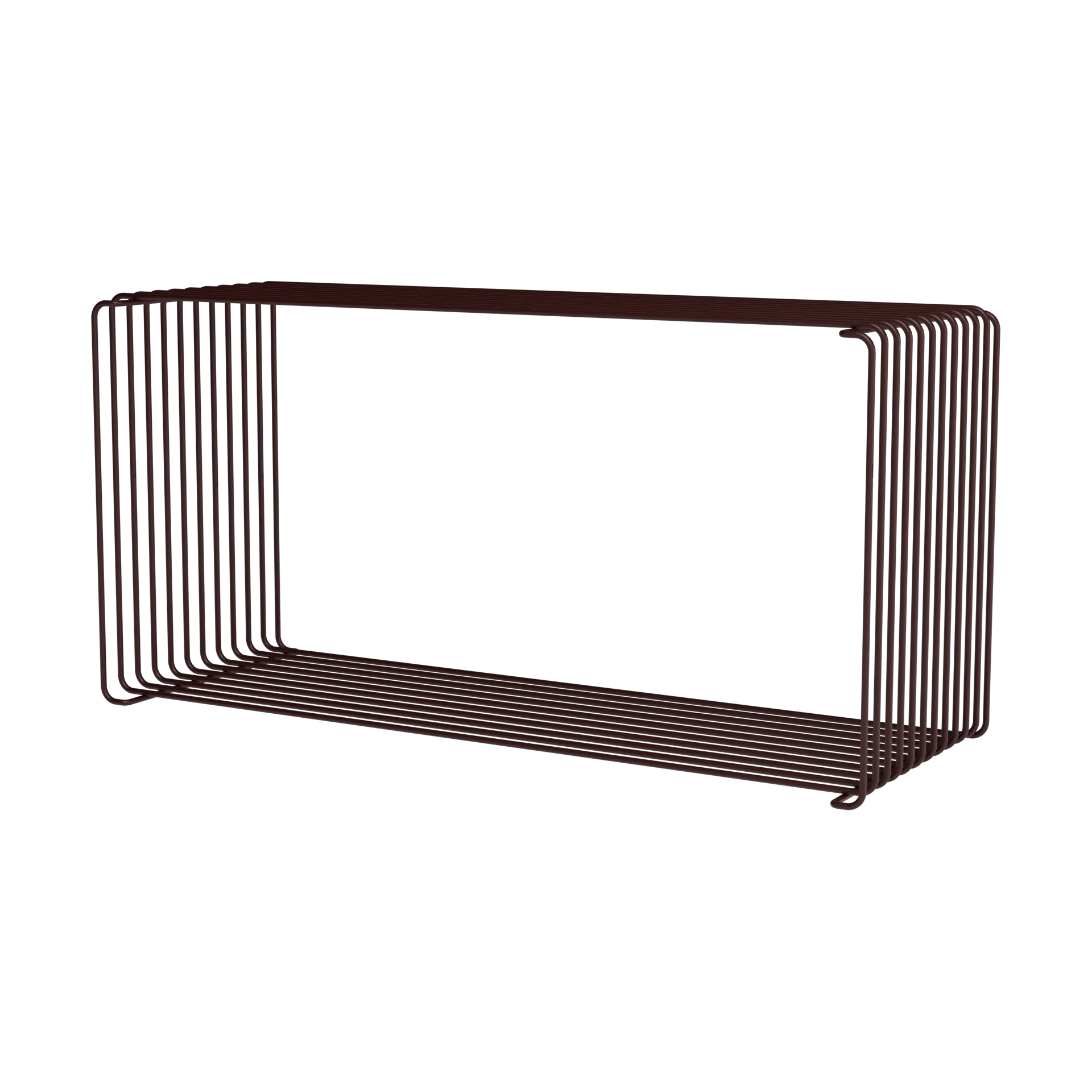 Półka Panton Wire Extended 70x34,8x25,7 cm, Black red Montana