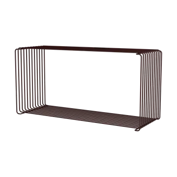 Półka Panton Wire Extended 70x34,8x25,7 cm - Black red - Montana