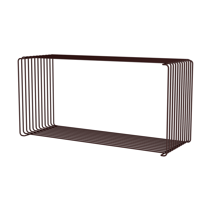 Półka Panton Wire Extended 70x34,8x25,7 cm - Black red - Montana