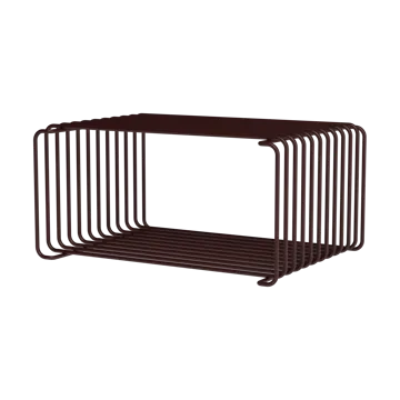 Półka Panton Wire Half Height 34,8x17,2x25,7 cm - Black red - Montana