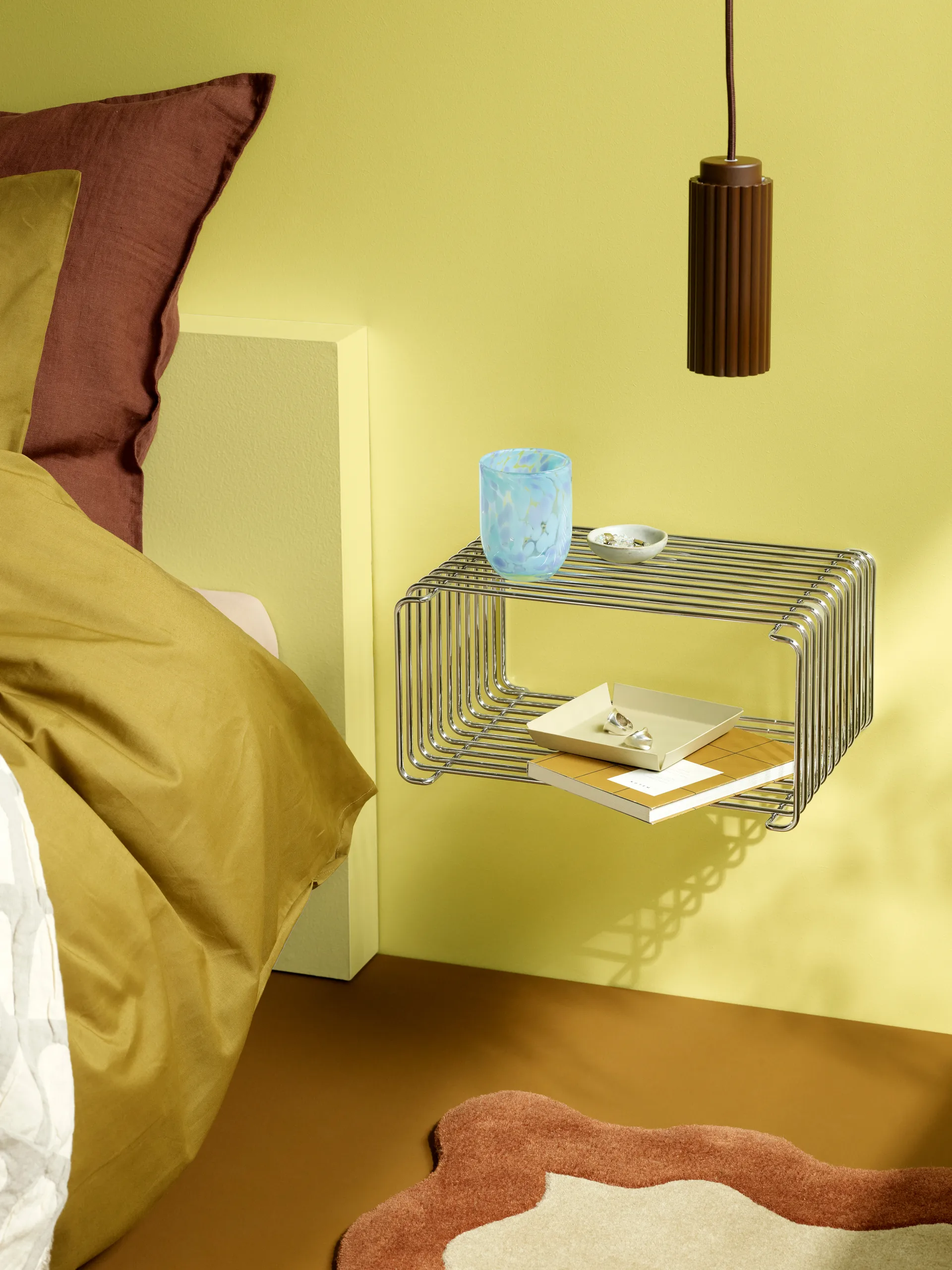 Półka Panton Wire Half Height 34,8x17,2x25,7 cm, Chrome Montana