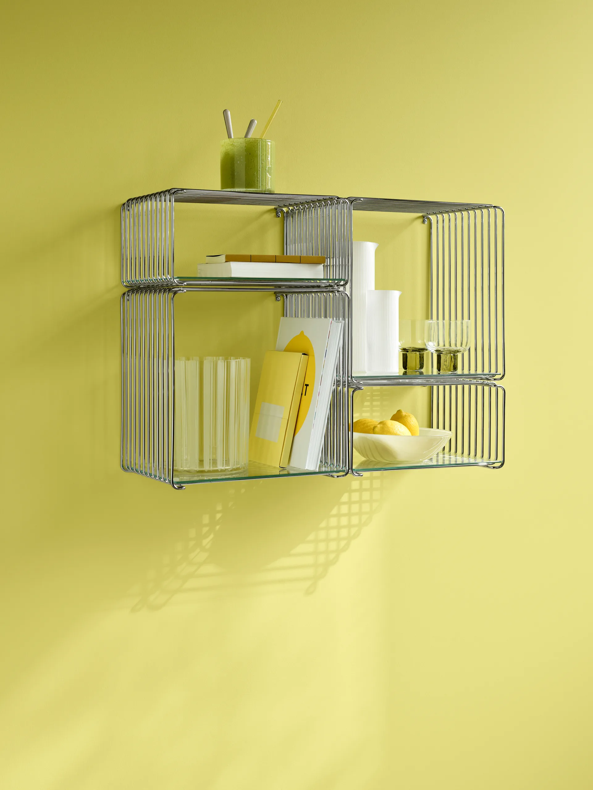 Półka Panton Wire Half Height 34,8x17,2x25,7 cm, Chrome Montana