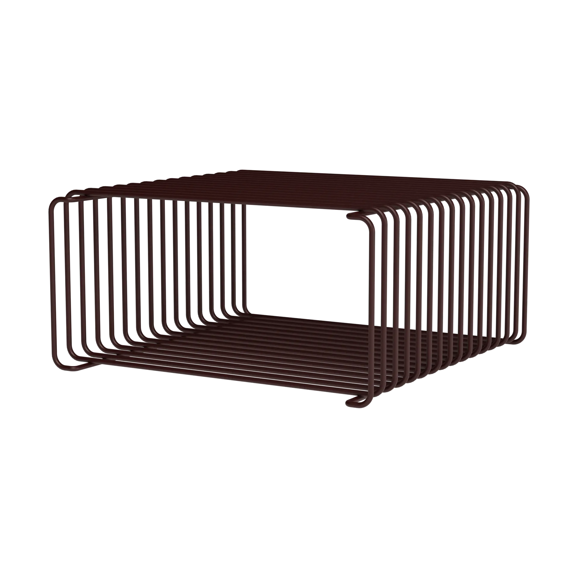 Półka Panton Wire Half Height 34,8x17,2x34,8 cm, Black red Montana