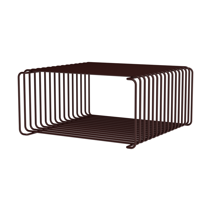 Półka Panton Wire Half Height 34,8x17,2x34,8 cm - Black red - Montana