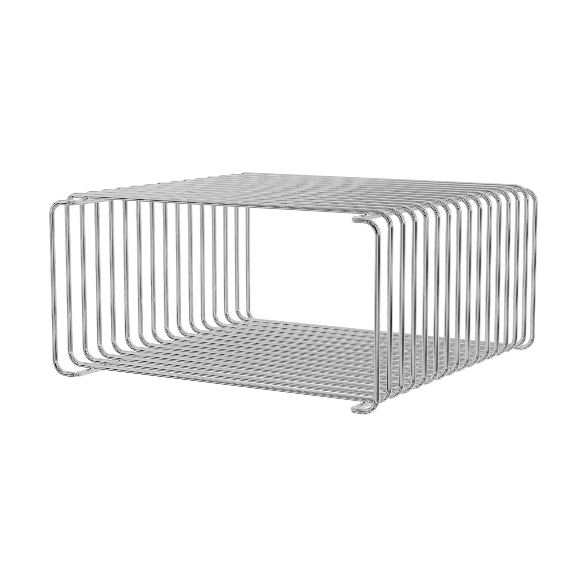 Półka Panton Wire Half Height 34,8x17,2x34,8 cm, Chrome Montana