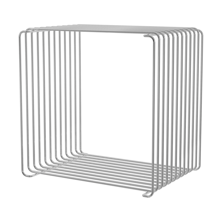 Półka Panton Wire Single 34,8x34,8x25,7 cm - Chrome - Montana