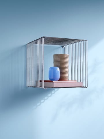 Półka Panton Wire Single 34,8x34,8x25,7 cm - Chrome - Montana