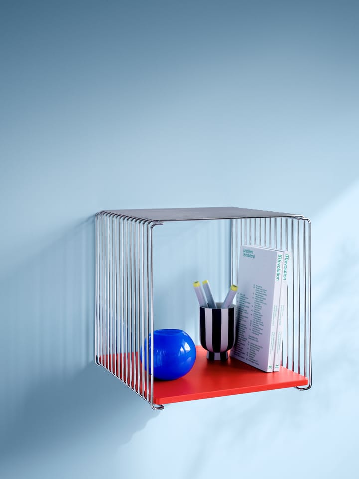 Półka Panton Wire Single 34,8x34,8x25,7 cm, Chrome Montana