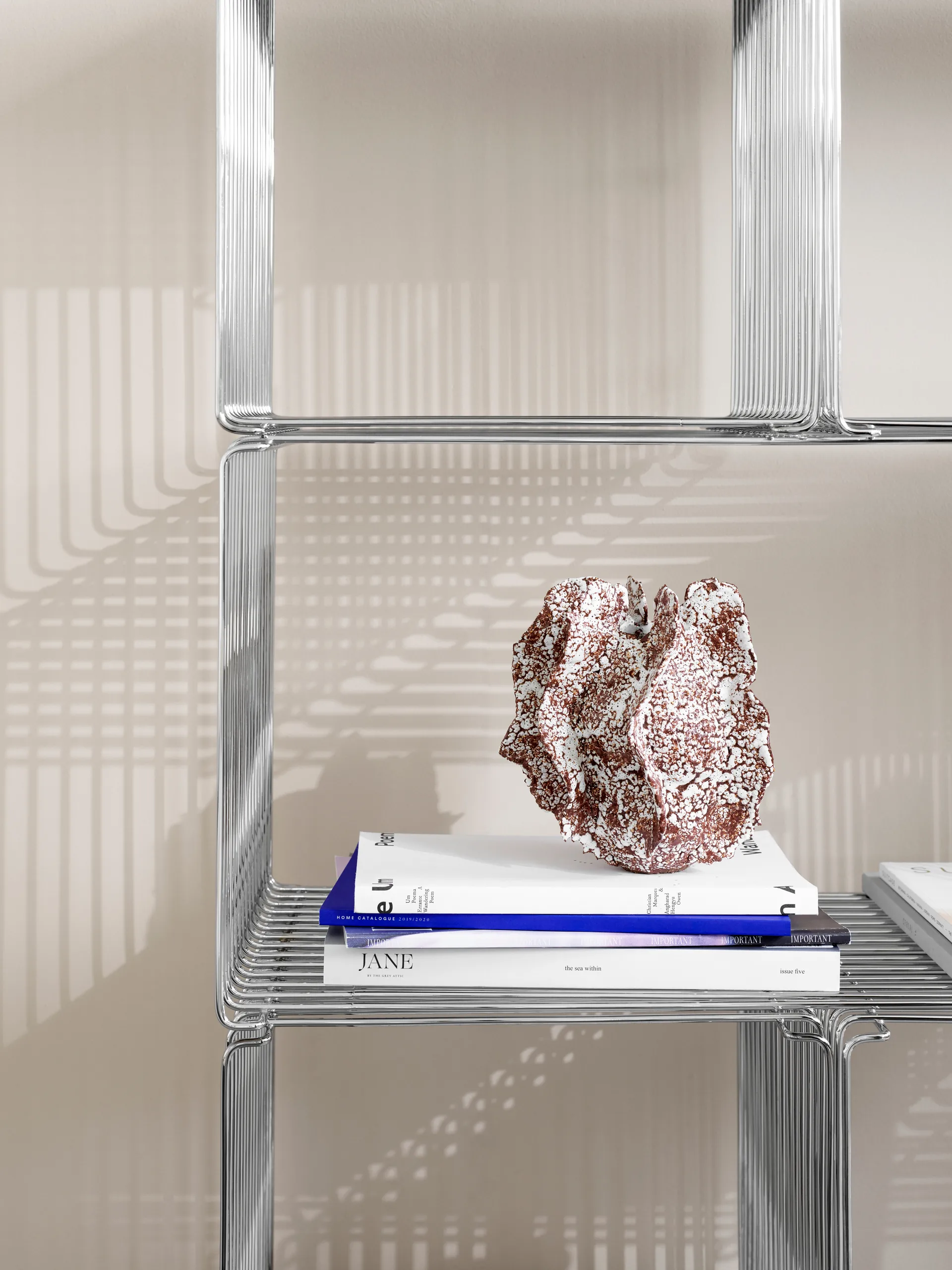 Półka Panton Wire Single 34,8x34,8x34,8 cm, Chrome Montana