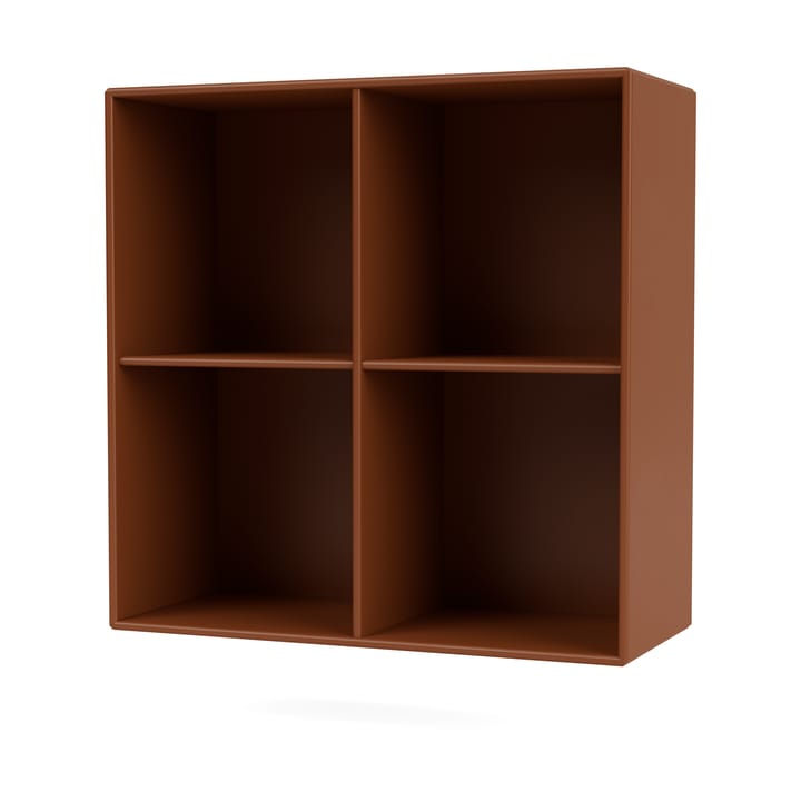 Półka SHOW 69,6x69,6 cm z szyną do zawieszania - 146-Hazelnut - Montana