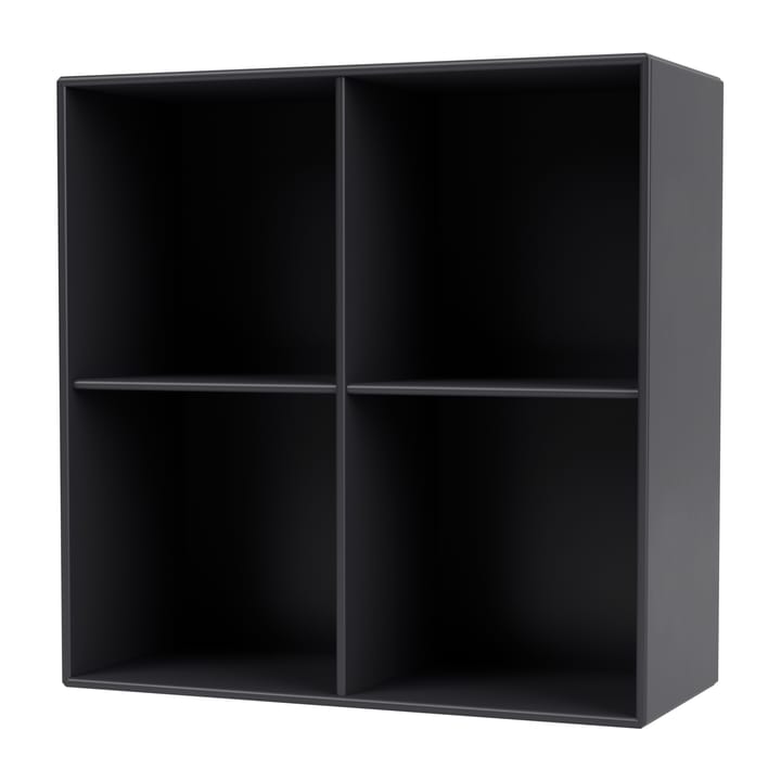 Półka SHOW 69,6x69,6 cm z szyną do zawieszania, Anthracite Montana
