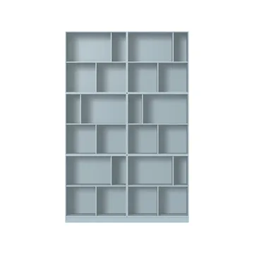 Regał na książki Read - flint 148, na cokole 7 cm - Montana