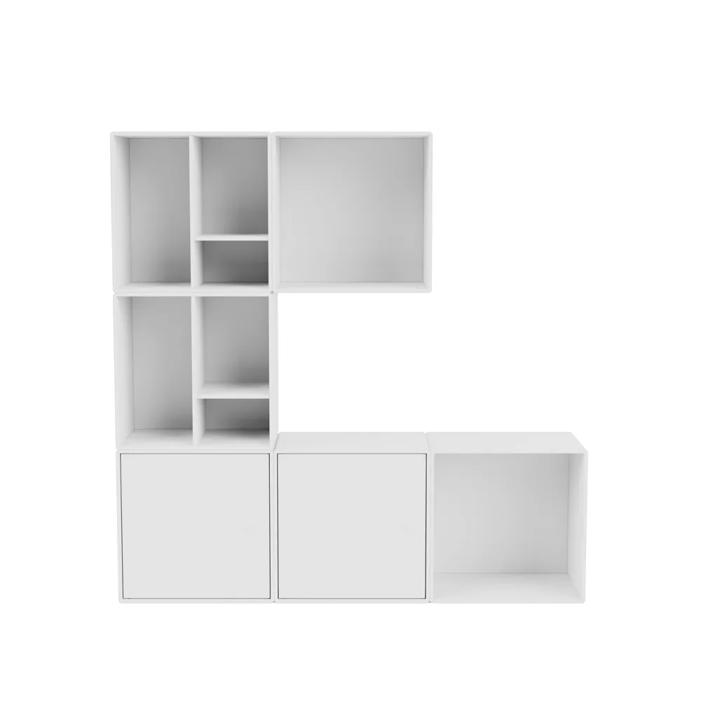 System półek Montana Mini 6x2 New White,  Montana