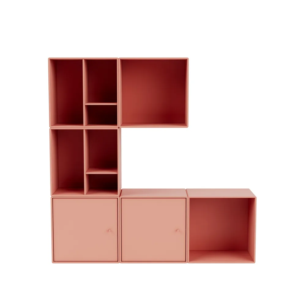 System półek Montana Mini 6x2 Rhubarb Montana