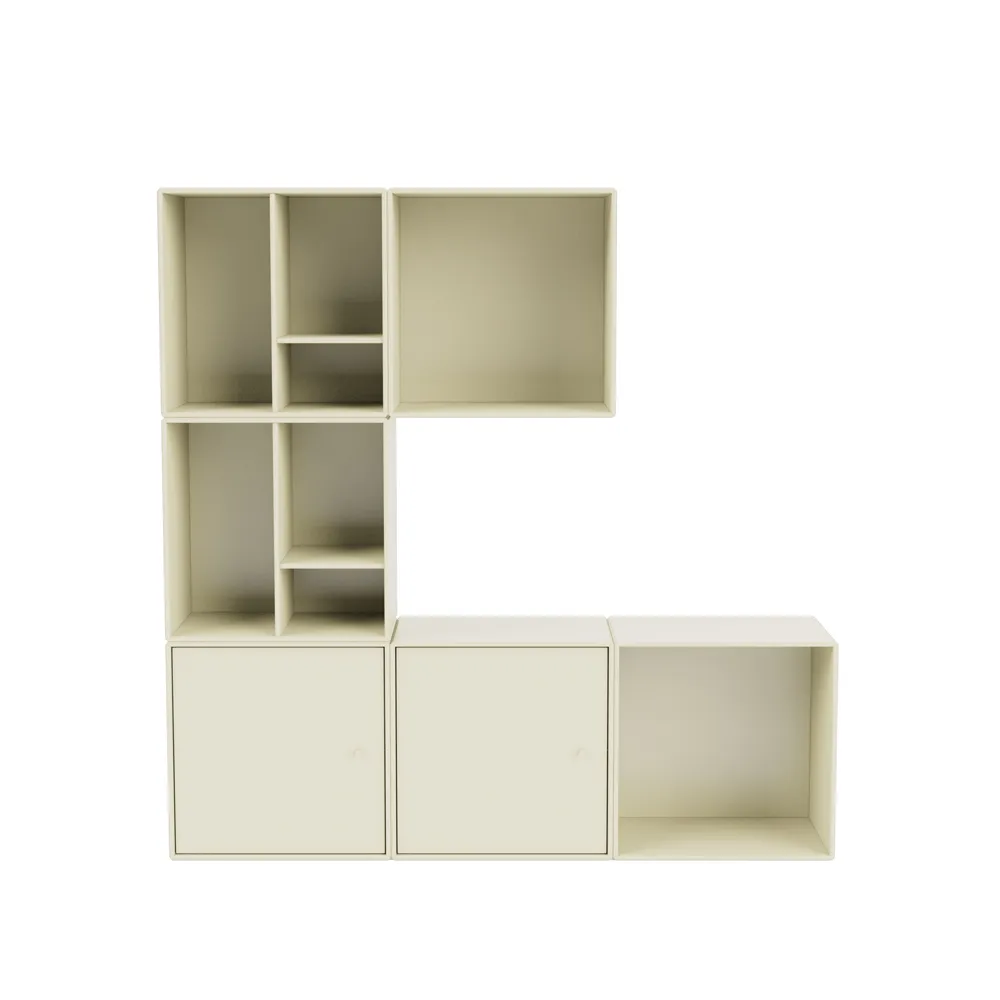 System półek Montana Mini 6x2 Vanilla,  Montana