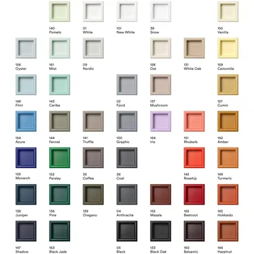 Szafka dekoracyjna COMPILE 69,6x69,6 cm - Coal 36 - Montana