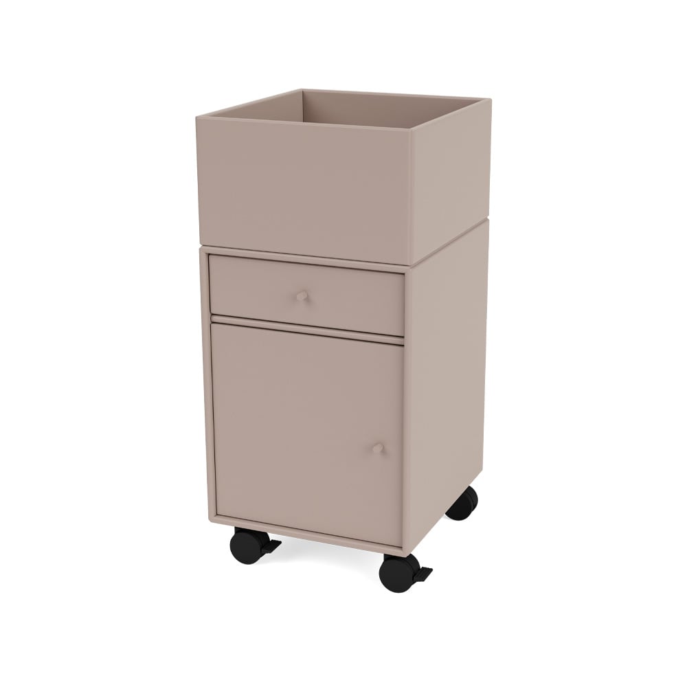 Montana Szafka na kółkach Runner mushroom 137 | Skandynawski Design | Brązowy