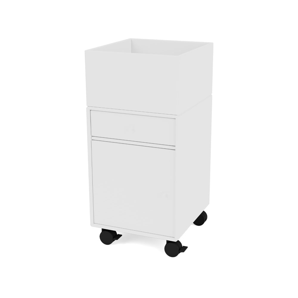 Montana Szafka na kółkach Runner new white 101 | Skandynawski Design | Biały