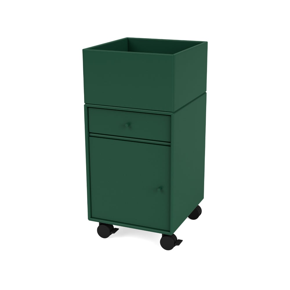 Montana Szafka na kółkach Runner pine 136 | Skandynawski Design | Zielony