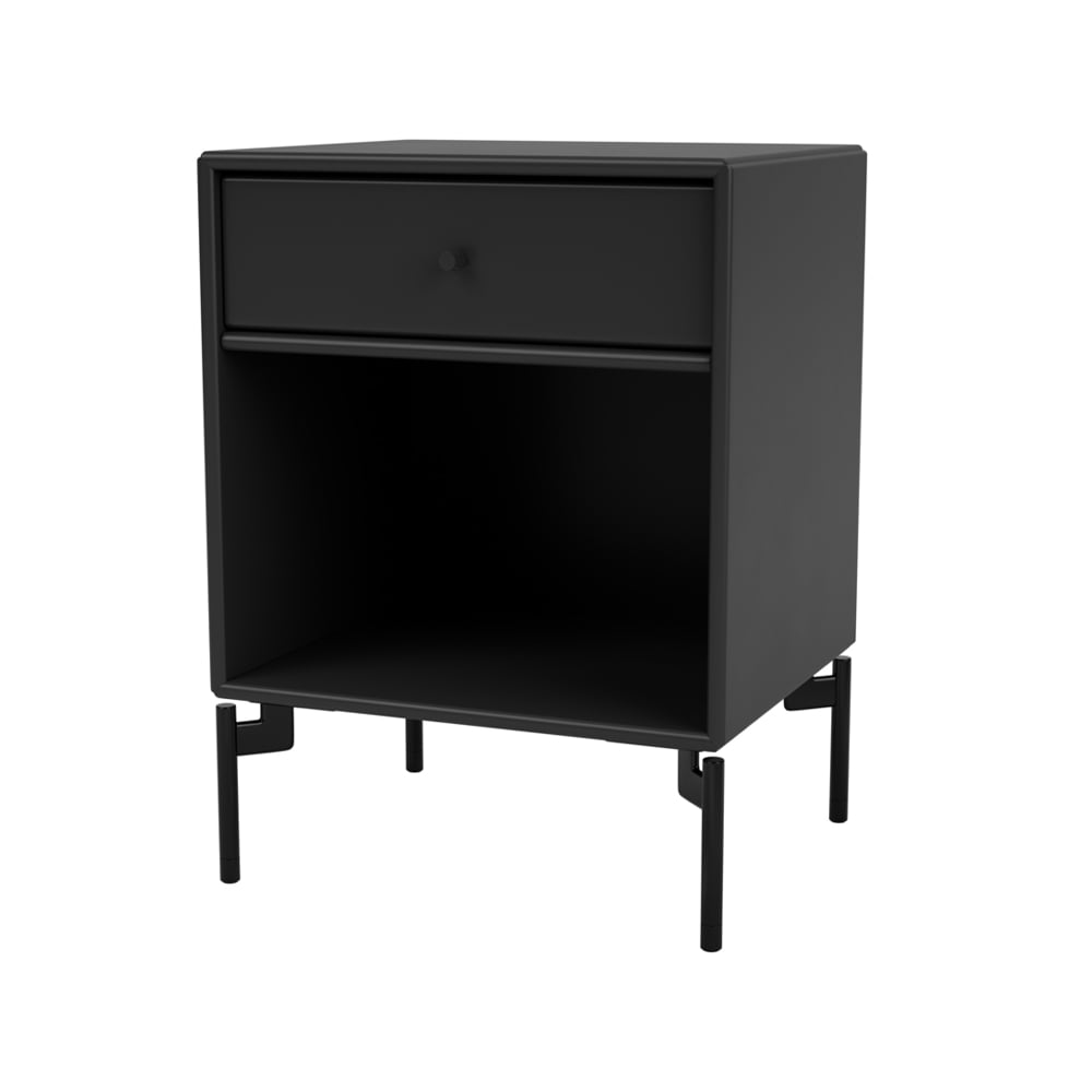 Montana Szafka nocna DREAM black 05, nogi lakierowane na czarno