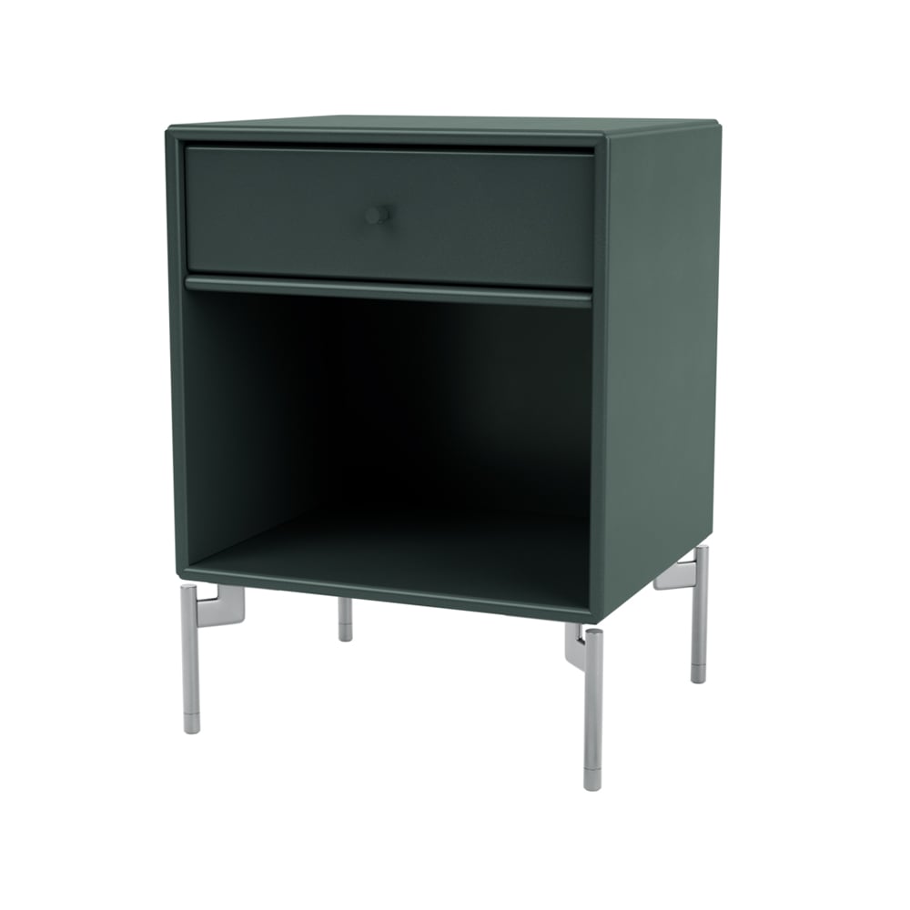 Montana Szafka nocna DREAM black jade 163, nogi chromowane