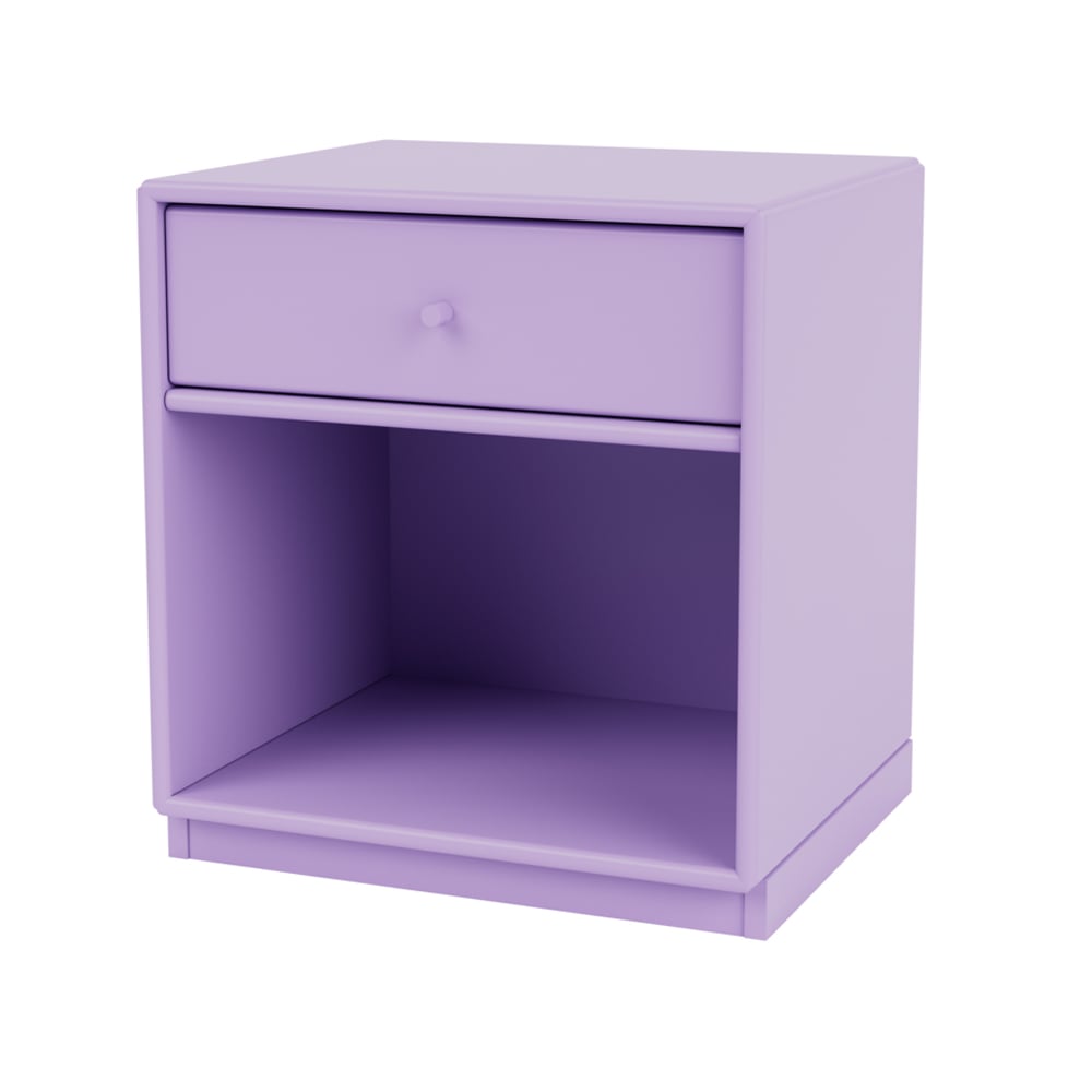 Montana Szafka nocna DREAM iris 164, cokół 3 cm | Skandynawski Design | Szafki nocne | Fioletowy