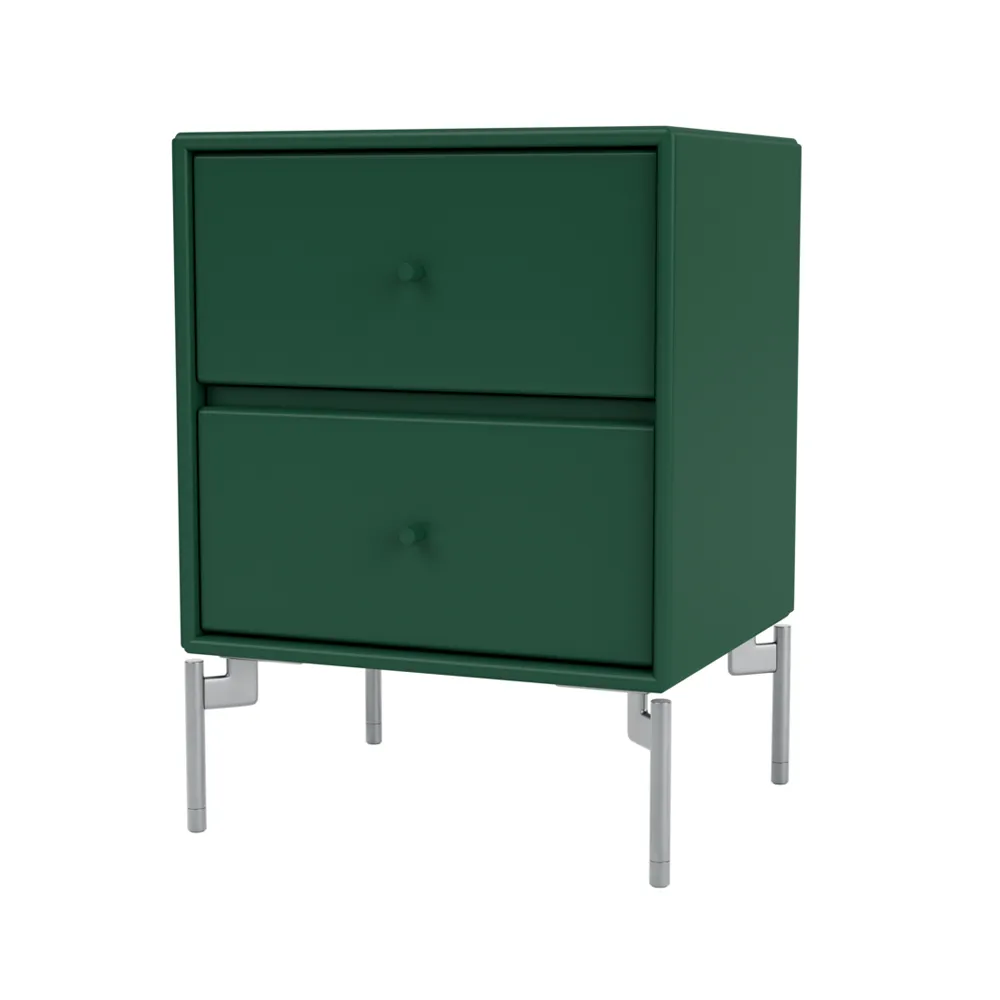 Szafka nocna Drift, pine 136, nogi chromowane Montana